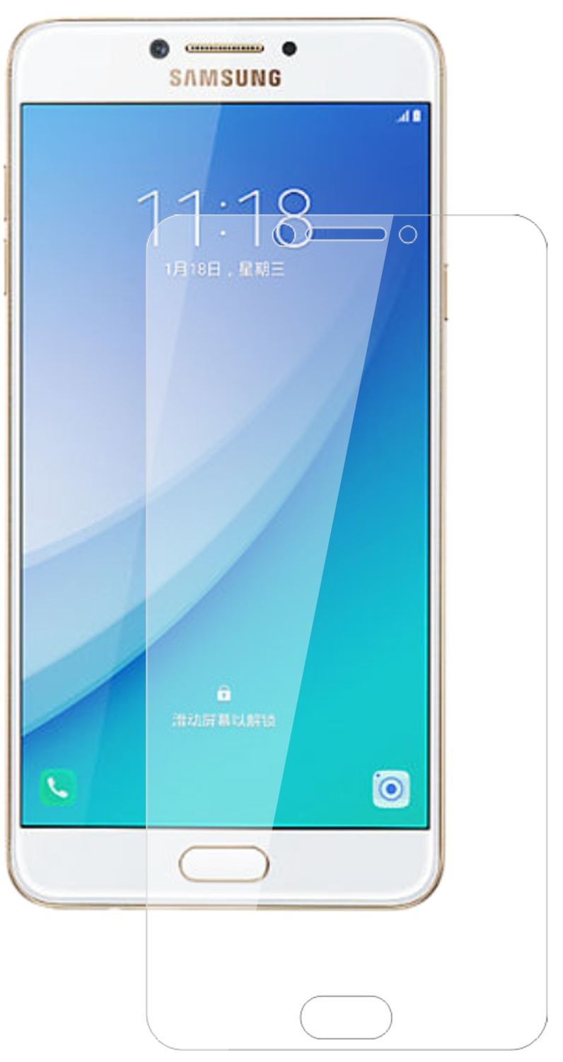 2x 9H Clear Screen Protector for Samsung Galaxy C7 Pro – Shatterproof, Crystal Clear