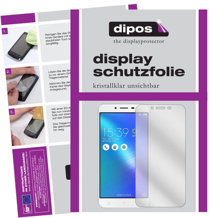 6x Schutzfolie klar für Asus ZenFone 3 Max ZC553KL (2017) Display-Schutzfolie