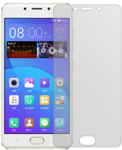 GioneeF5 mit aufgebrachter dipos Displayschutzfolie, die lästige Fingerabdrücke minimiert