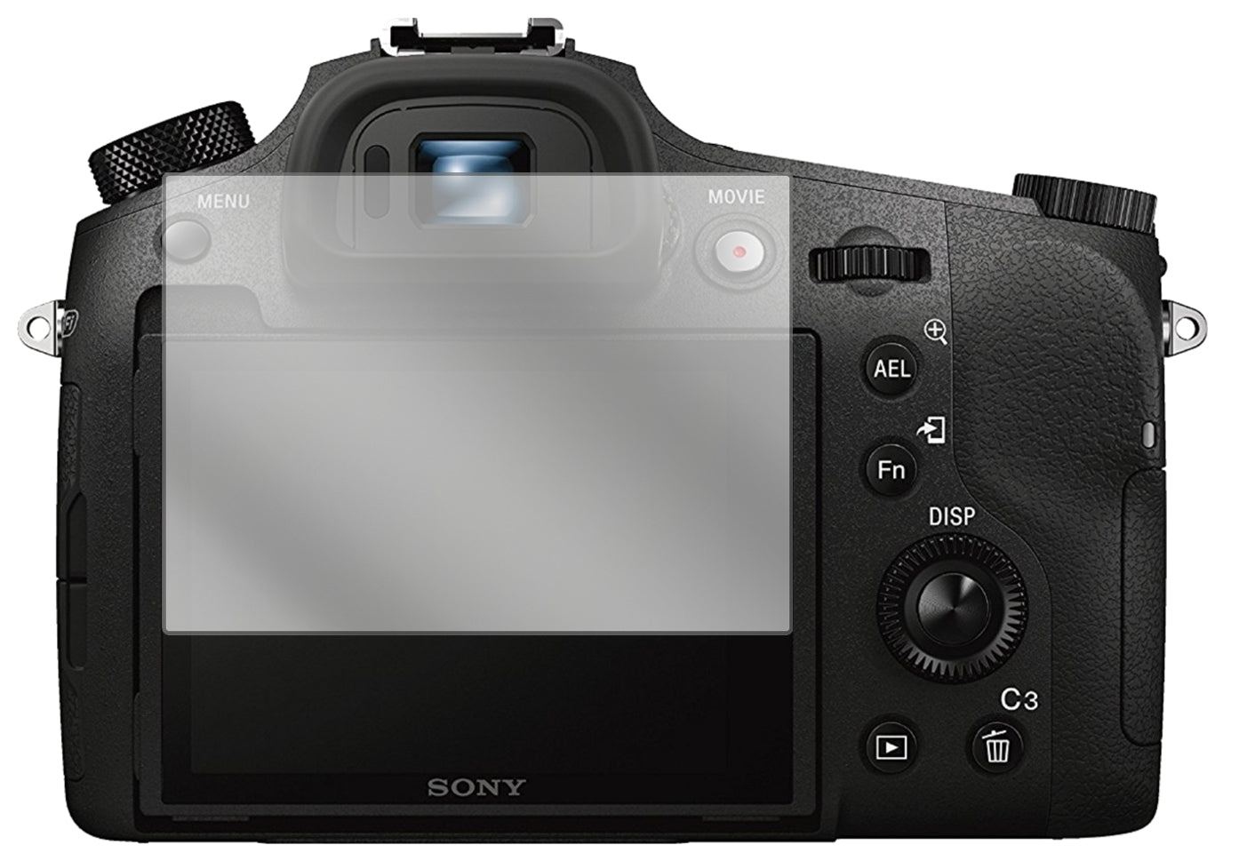 6x Schutzfolie klar für Sony DSC-RX10M3 Display-Schutzfolie