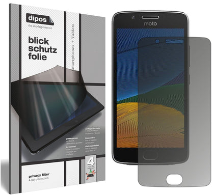 dipos Privacy Screen Protector for Motorola Moto G5 Plus