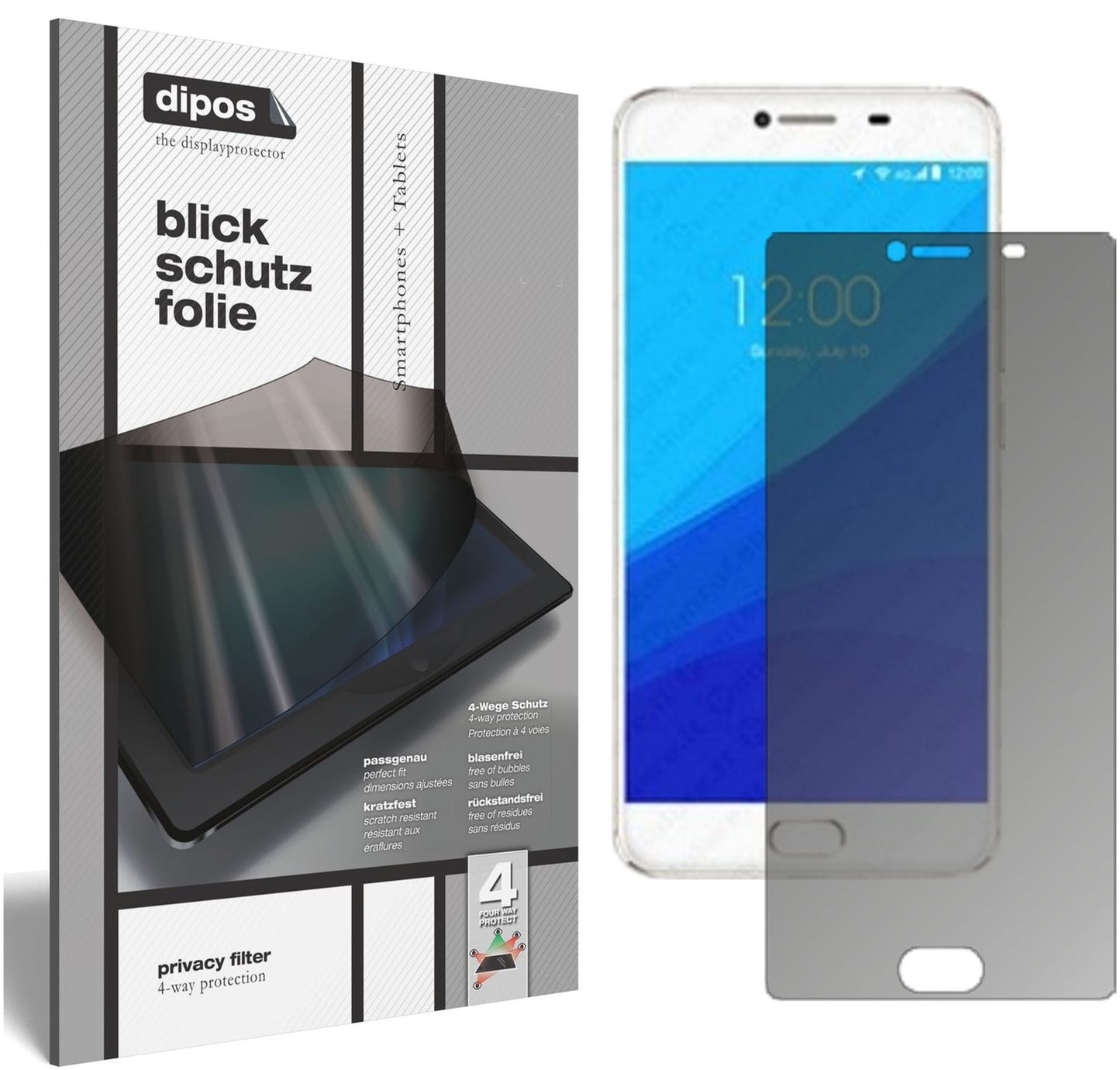 dipos Privacy Screen Protector for Umidigi Z Pro