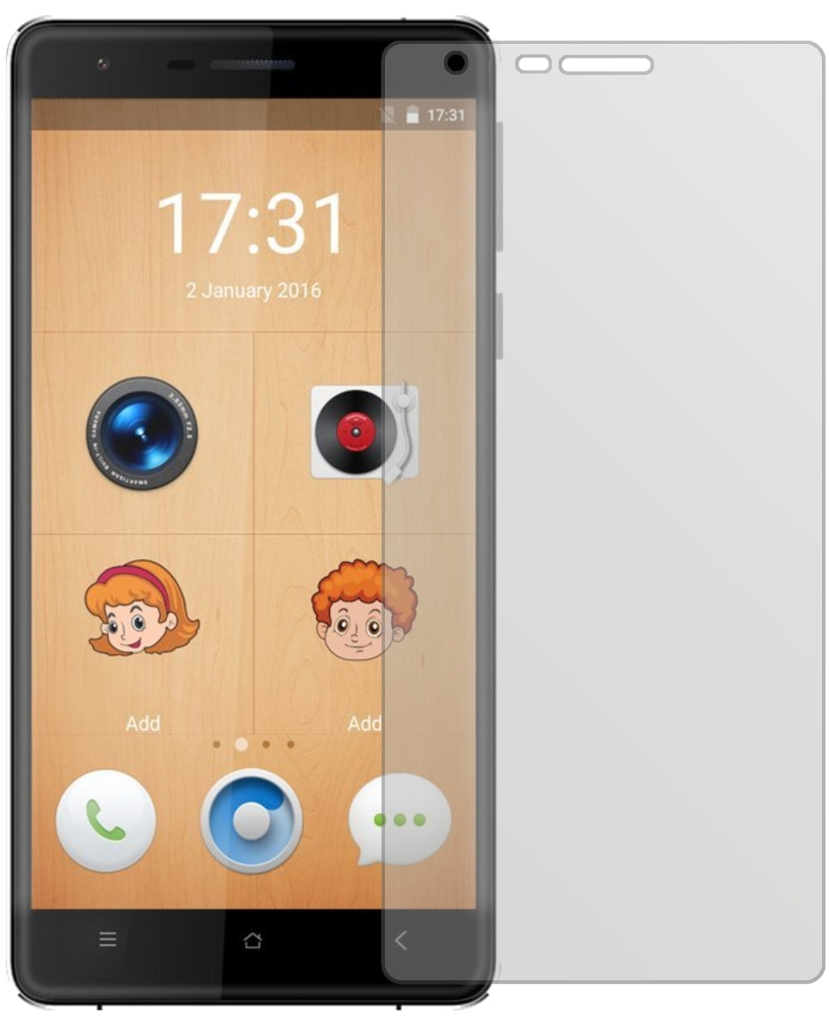 6x Schutzfolie matt für Oukitel K4000 Lite Display-Schutzfolie