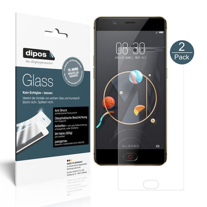 2x 9H Matte Screen Protector for ZTE Nubia M2 Lite Tempered Glass