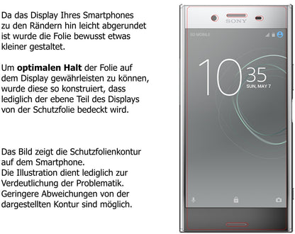 Schutzfolie mit optimaler Passform, zur Verwendung mit Hüllen geeignet