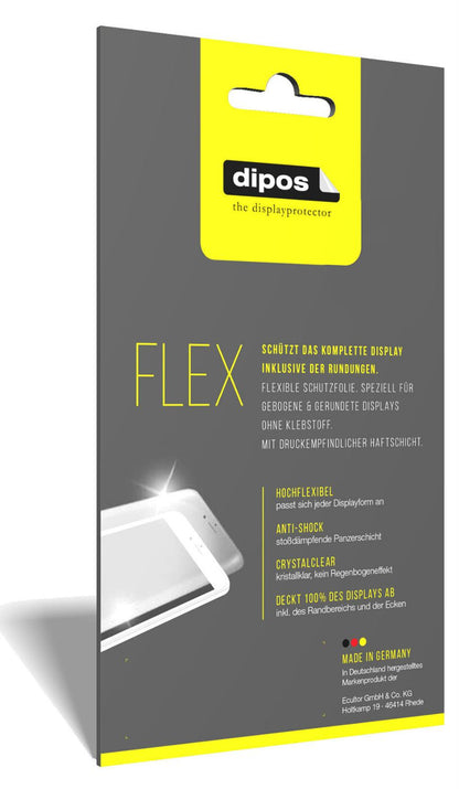 Klare Displayschutzfolie von dipos passend für Hafury Umax, 100% Displayabdeckung und blasenfreie Montage