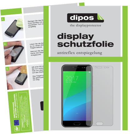 Matte Displayschutzfolie von dipos passend für Ulefone Gemini Pro, präziser Zuschnitt und blasenfrei montiert