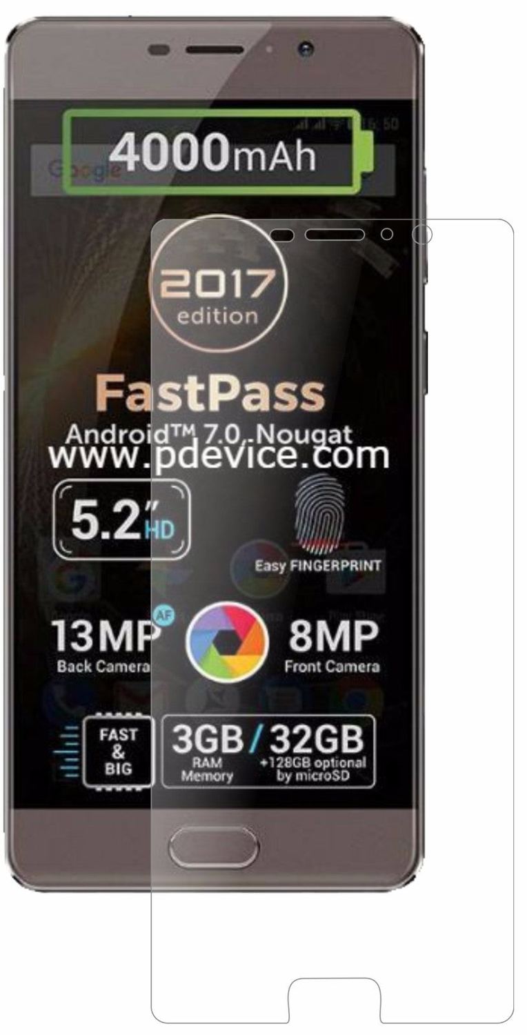 2x Screen Protector for Allview P9 Energy Lite 2017 matte Flexible Glass 9H