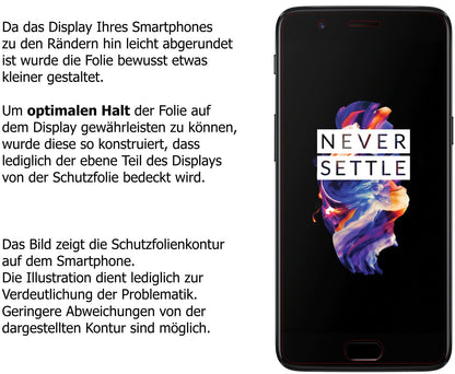 Schutzfolie mit optimaler Passform, zur Verwendung mit Hüllen geeignet