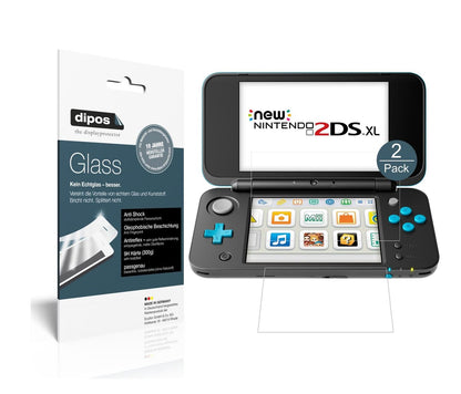 2x Screen Protector for Nintendo 2DS XL matte Flexible Glass 9H dipos