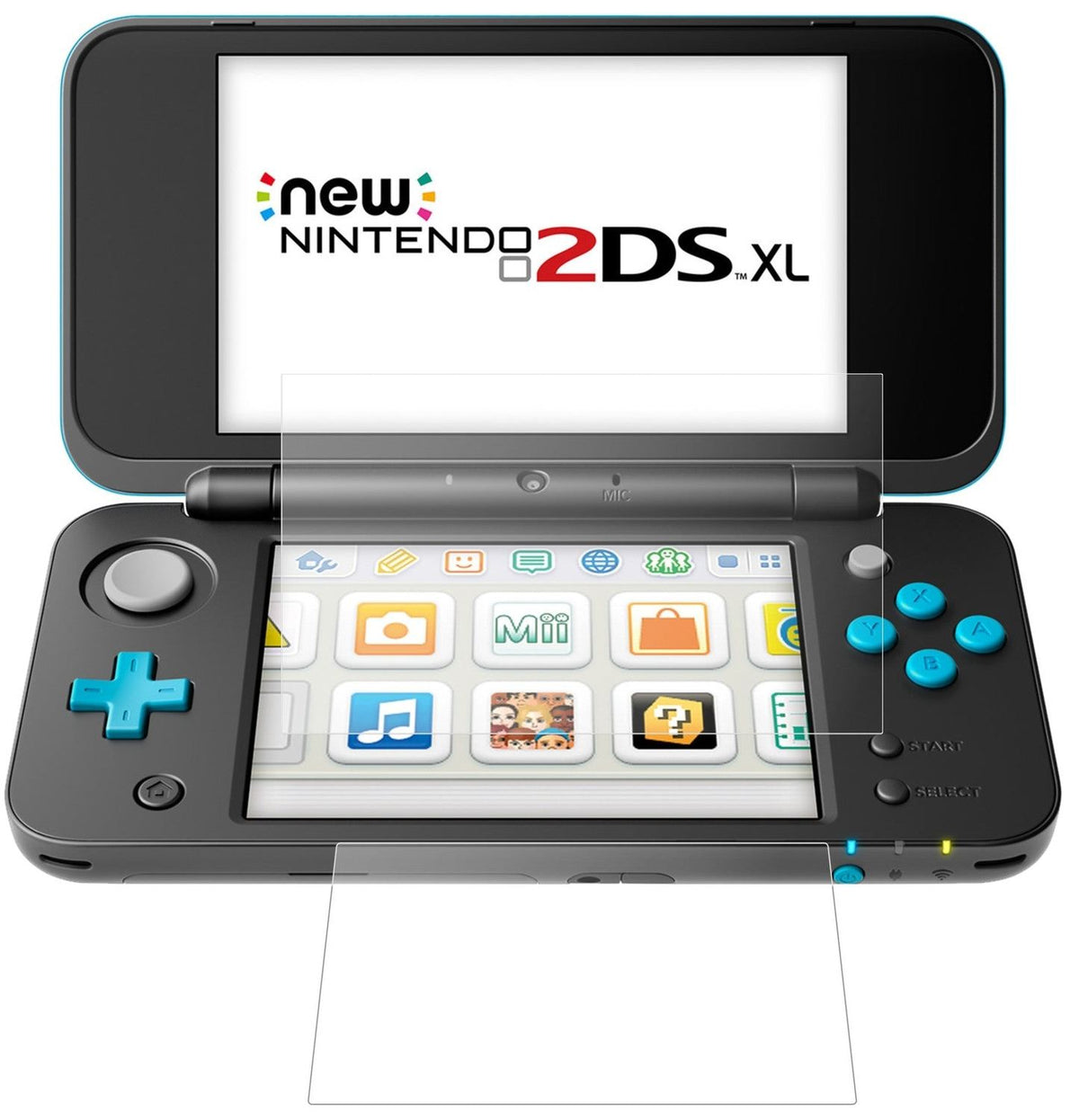 2x Screen Protector for Nintendo 2DS XL matte Flexible Glass 9H dipos