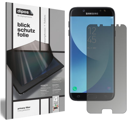 Blickschutzfolie für Samsung Galaxy J7 2017 matt Schutzfolie Privacy