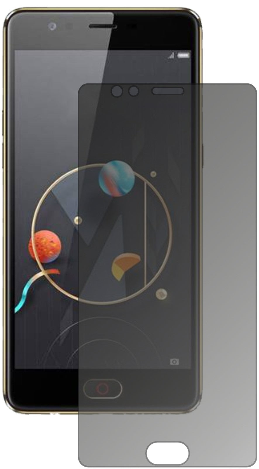 Blickschutzfolie für Archos Diamond Alpha matt Schutzfolie Privacy