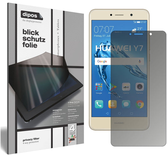 dipos Privacy Screen Protector for Huawei Y7 (2017)