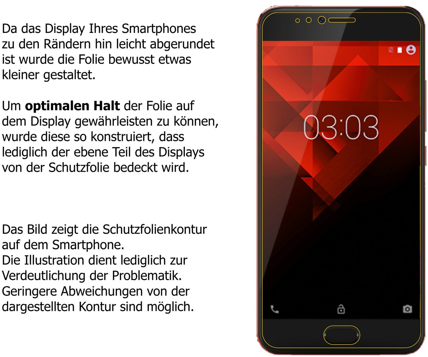 Privatsphäre-Schutz durch Sichtschutz-Folie passend zugeschnitten für NOA Element H10LE