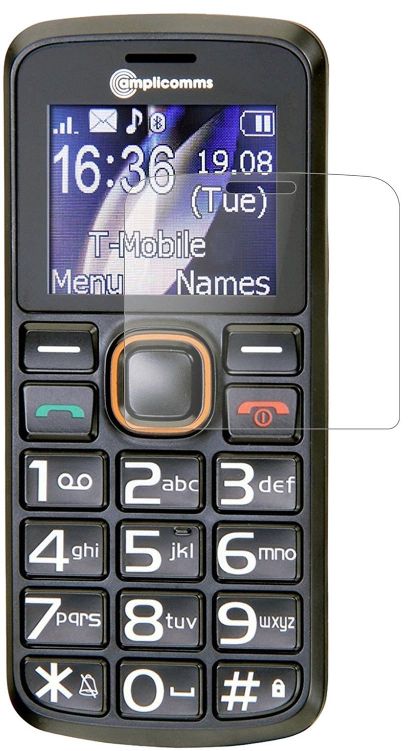dipos 2x 9H Matte Screen Protector for Amplicomms PowerTel M6300