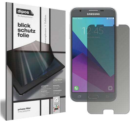 Blickschutzfolie für Samsung Galaxy J3 2017 matt Schutzfolie Privacy