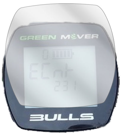 3x Schutzfolie klar für Bulls Green Mover Display-Schutzfolie