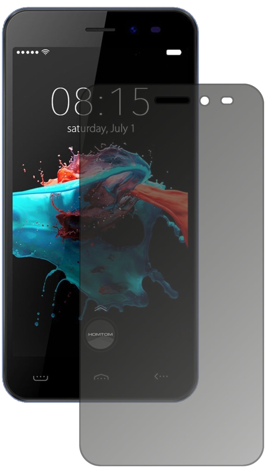 Blickschutzfolie für HOMTOM HT16 2016 matt Schutzfolie Privacy