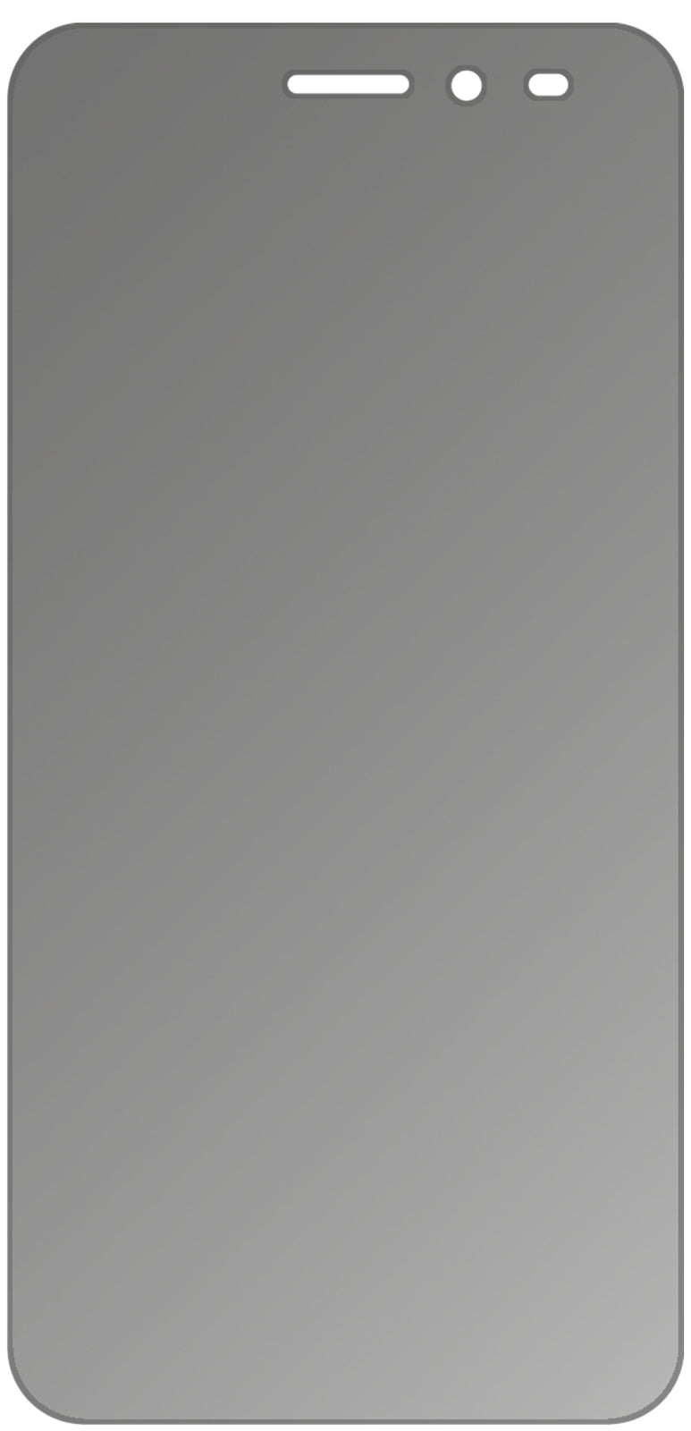 Blickschutzfolie für HOMTOM HT16 2016 matt Schutzfolie Privacy