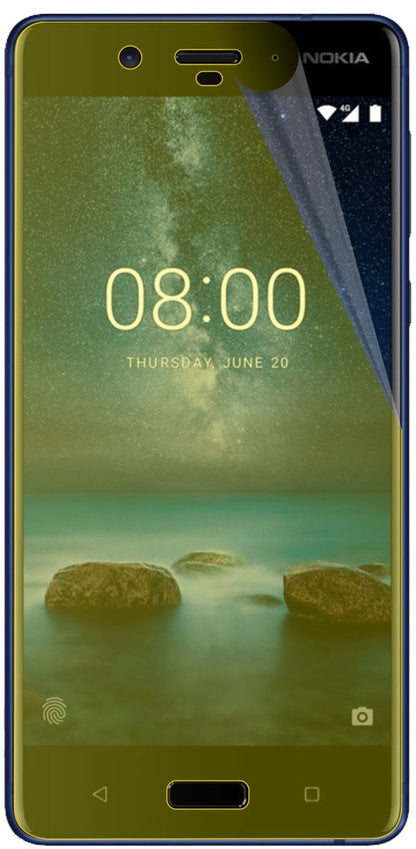 3x Full Cover Screen Protector for Nokia 8 – Covers Curved Edges | dipos
