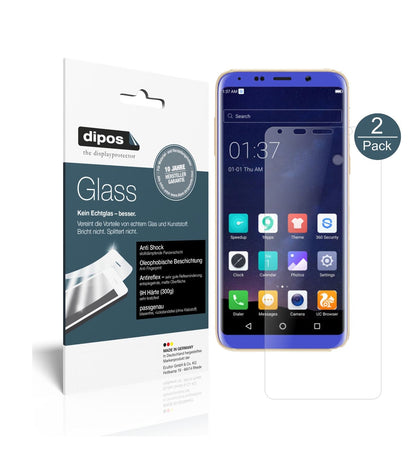 2x Screen Protector for BLUBOO S8 matte Flexible Glass 9H dipos