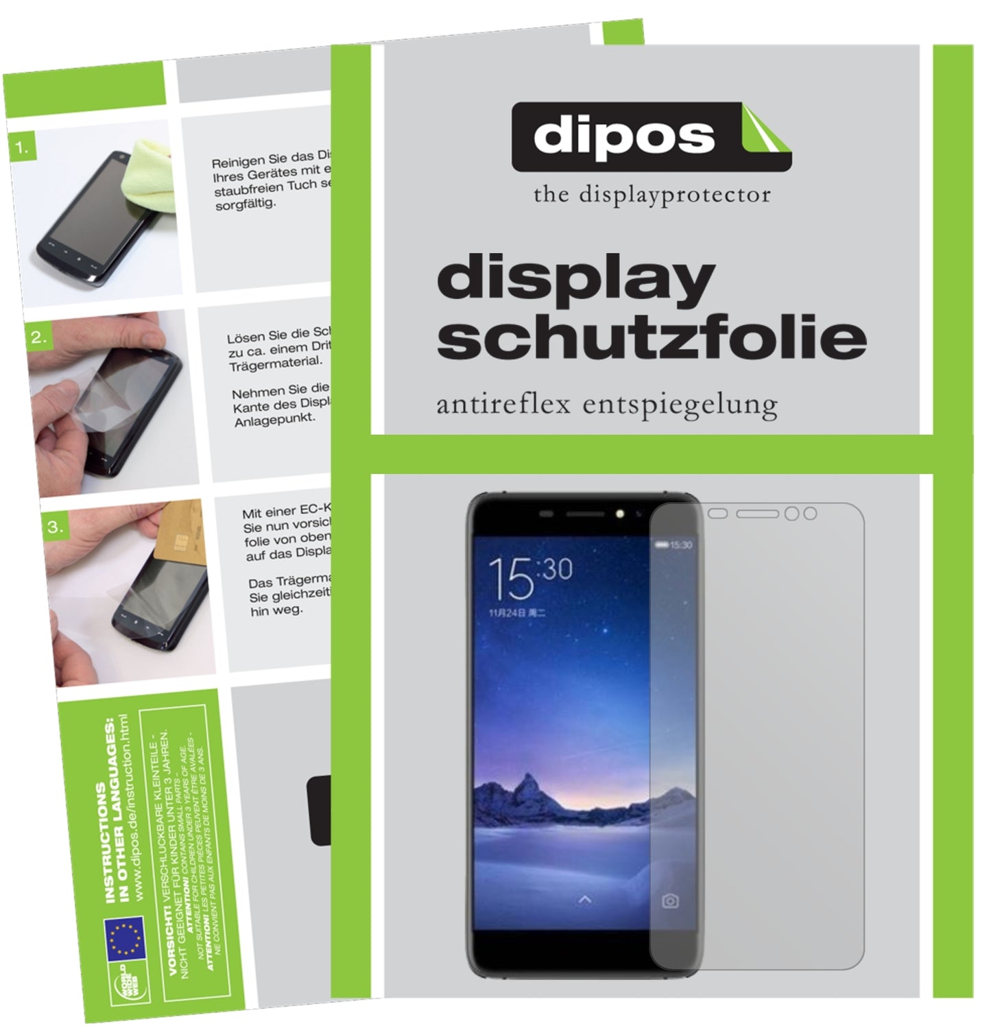 6x Schutzfolie matt für Ulefone S8 Pro Display-Schutzfolie