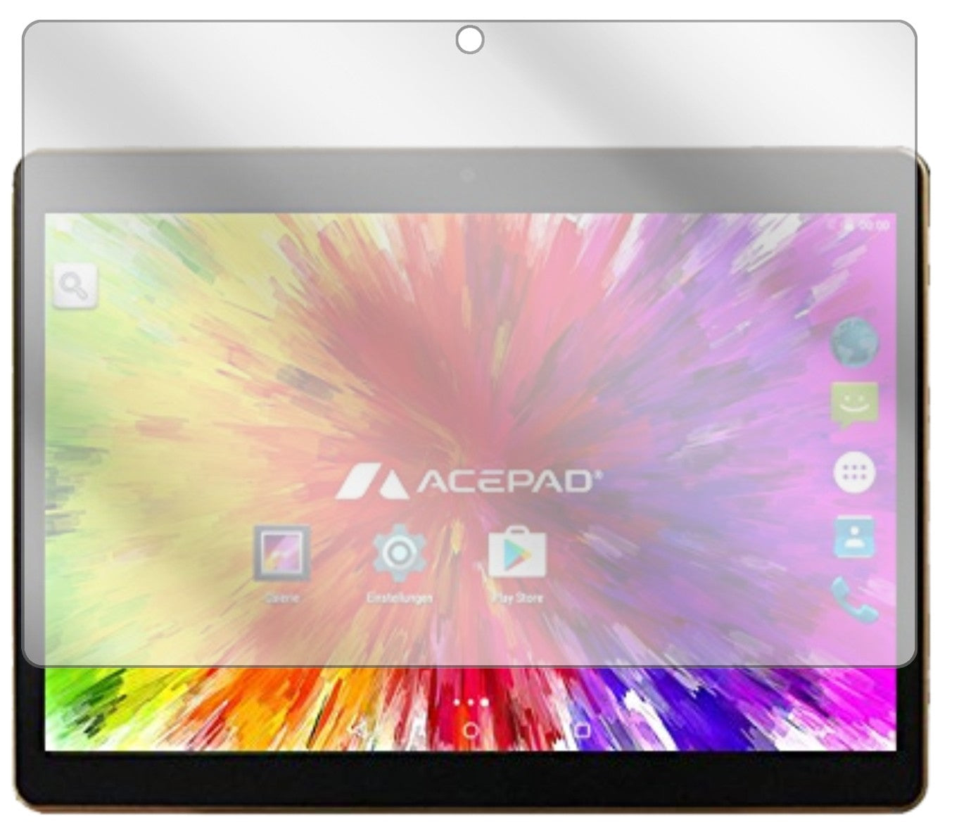 2x Schutzfolie klar für Acepad A121 Display-Schutzfolie