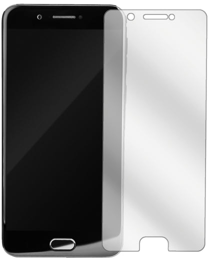 YotaPhone3 mit aufgebrachter dipos Displayschutzfolie, glasklare Darstellung ohne Einschränkungen