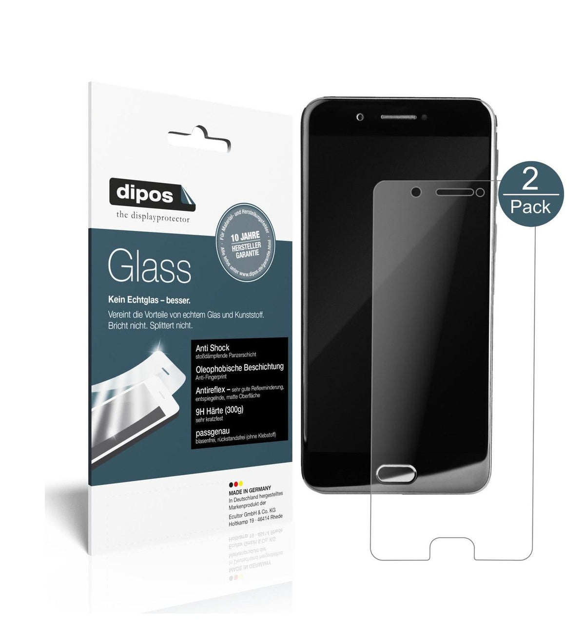 dipos 2x 9H Matte Screen Protector for YotaPhone 3