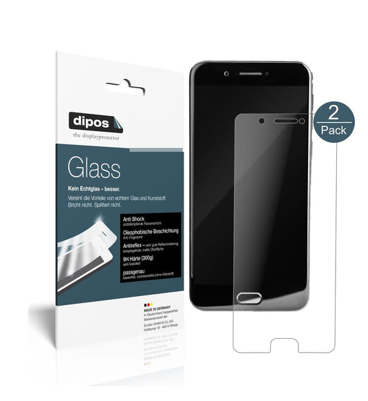 dipos 2x 9H Matte Screen Protector for YotaPhone 3 (1x front + 1x back)