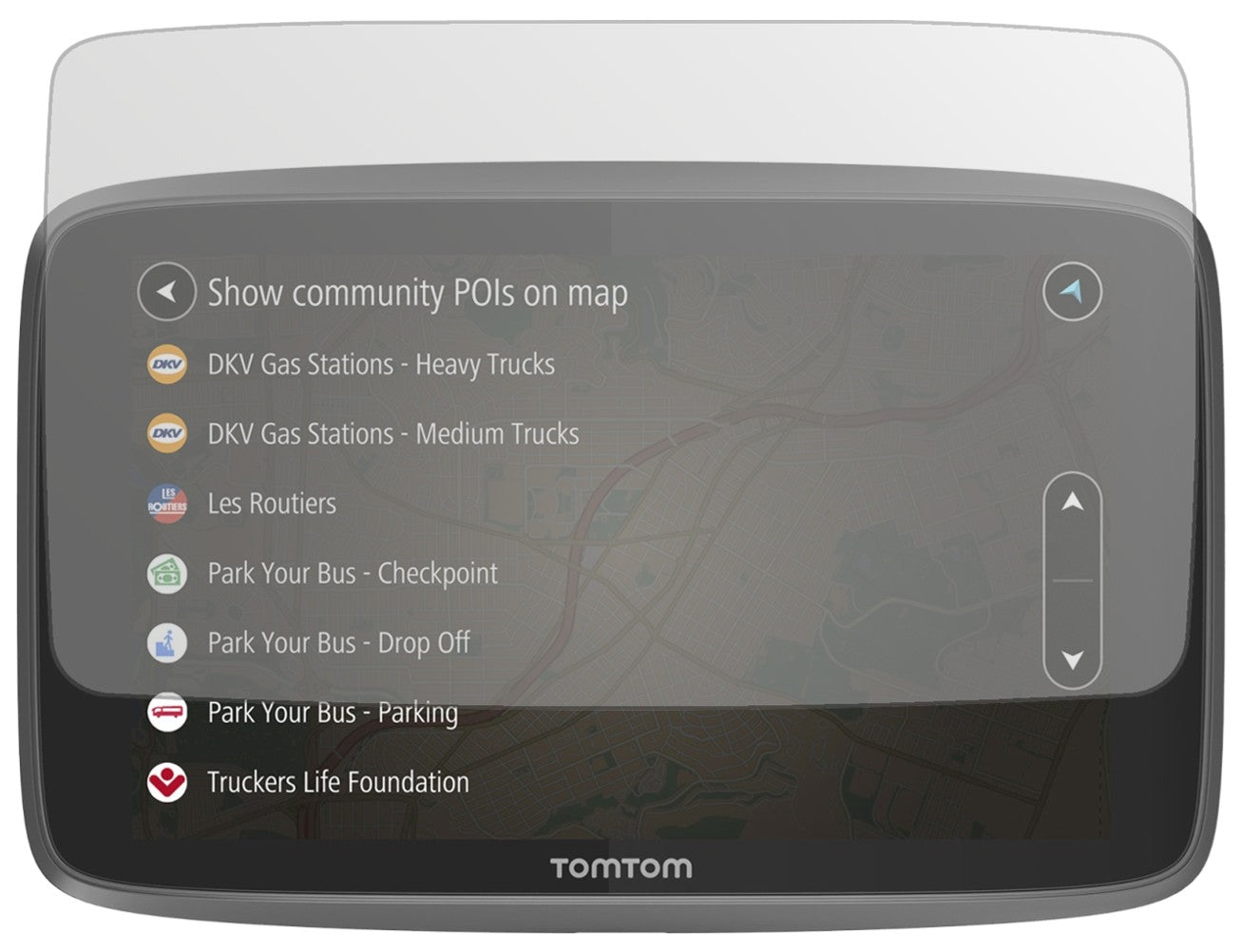 3x Schutzfolie matt für TomTom Go Professional 6200 Display-Schutzfolie