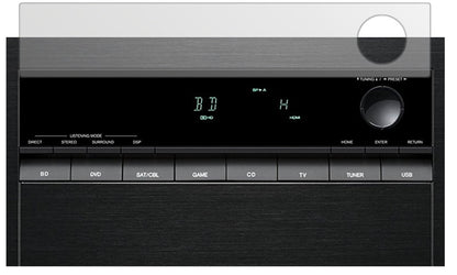 3x Schutzfolie matt für Onkyo TX-SR252 Display-Schutzfolie