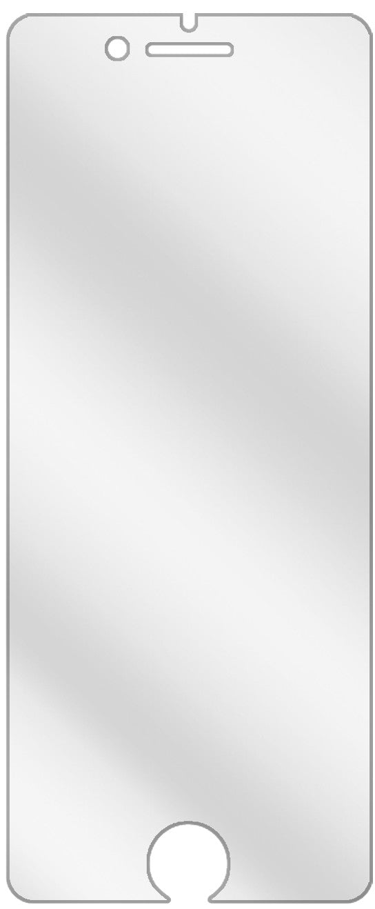 dipos Displayschutz für Apple iPhone 8 Plus, transparente Oberfläche, geringe Dicke und perfekte Passform