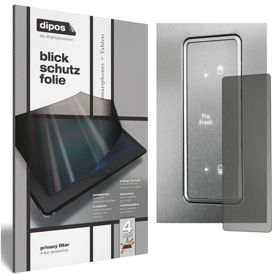 dipos Privacy Screen Protector for Bauknecht KGN 2043 A3+ IN