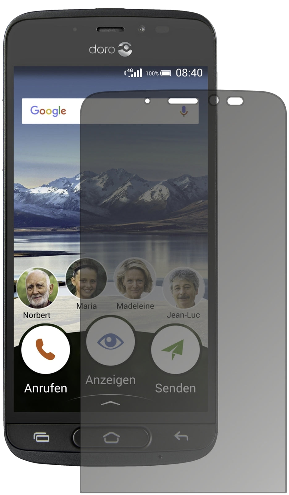 Blickschutzfolie für Doro 8040 matt Schutzfolie Privacy