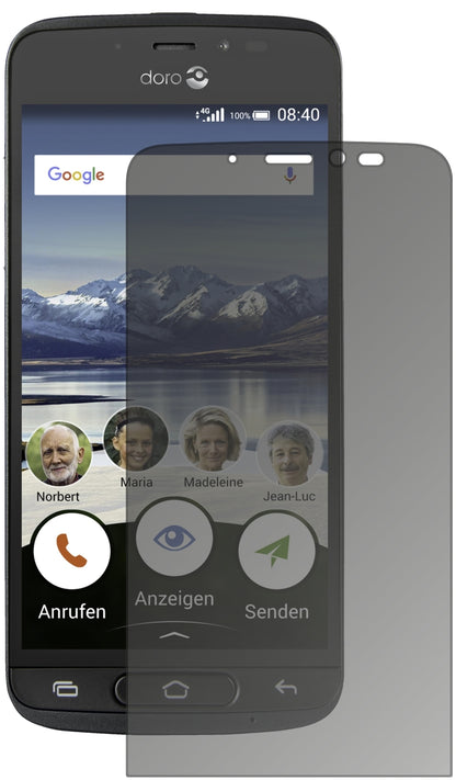 Blickschutzfolie für Doro 8040 matt Schutzfolie Privacy