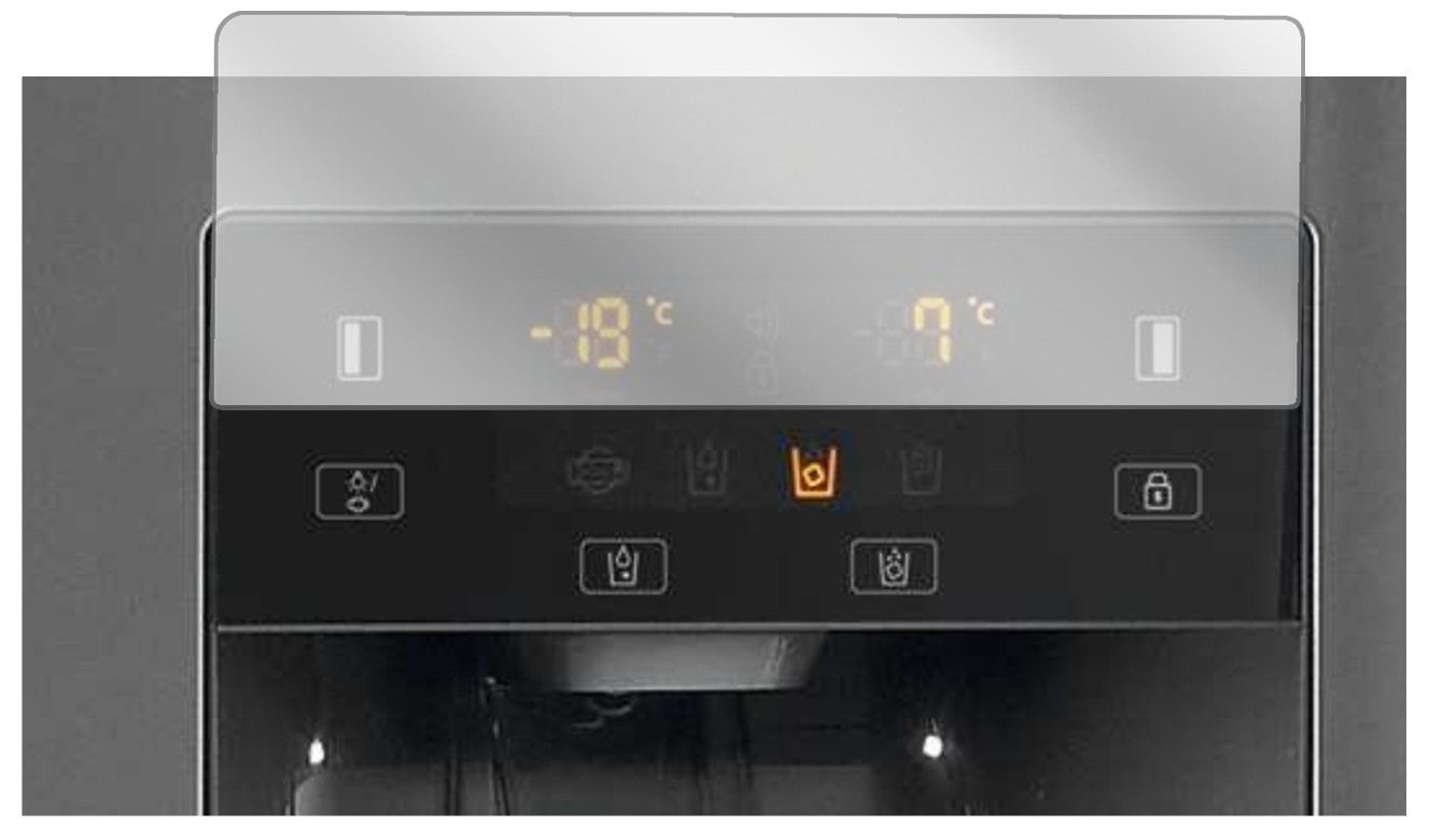 2x Schutzfolie klar für Gorenje NRS 9182 CXB Display-Schutzfolie