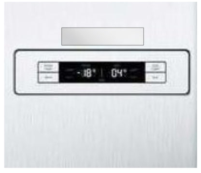 2x Schutzfolie klar für Siemens iQ300 KA90NVI30 Display-Schutzfolie