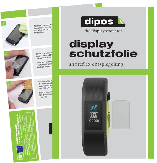 6x Schutzfolie matt für Garmin vivosport Display-Schutzfolie