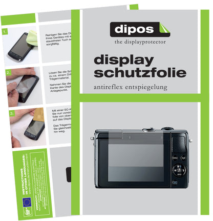 6x Schutzfolie matt für Canon EOS M100 Display-Schutzfolie