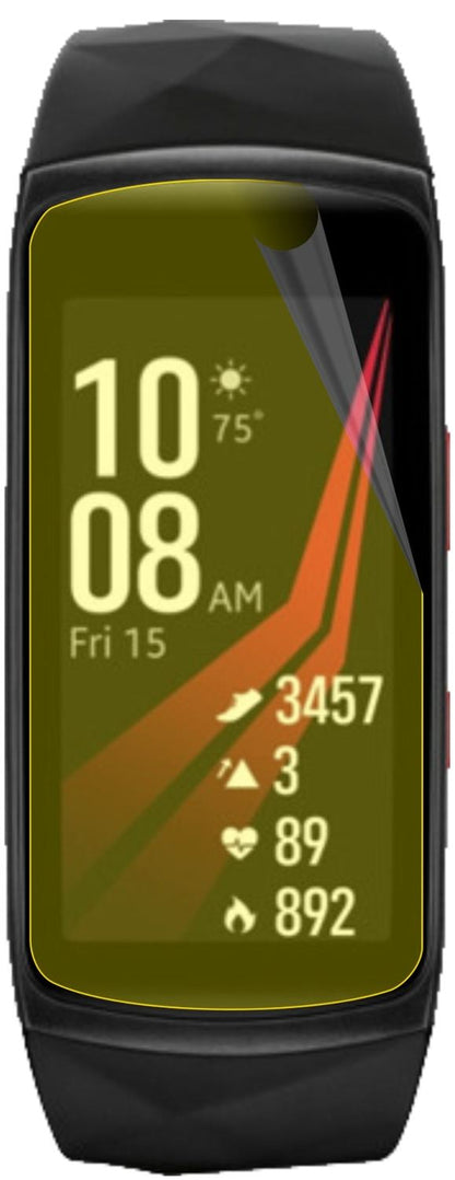 3x Screen Protector for Samsung Gear Fit 2 Pro Protective Film covers 100%