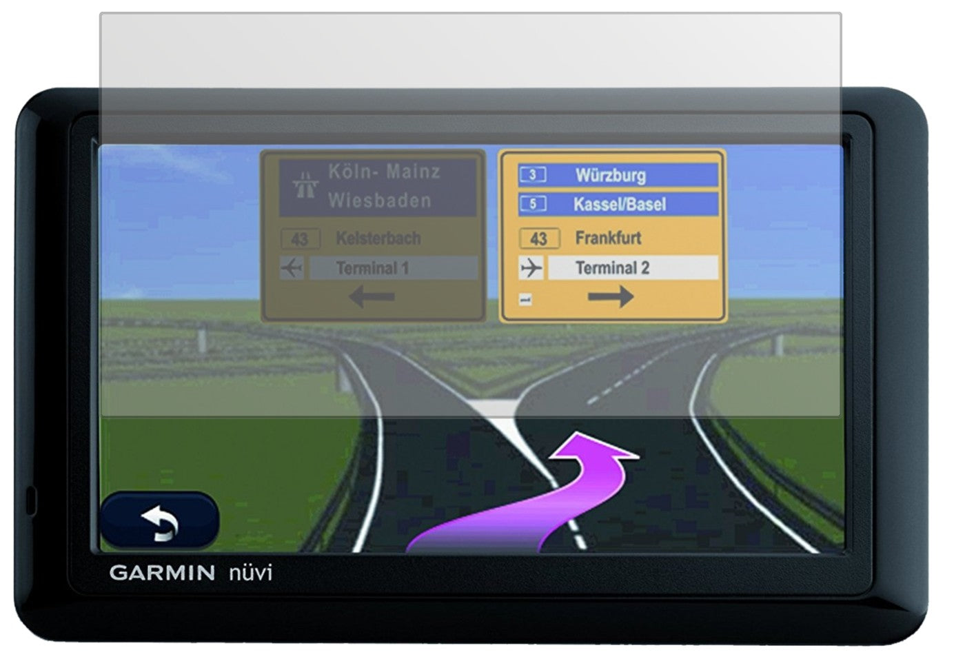 3x Schutzfolie matt für Garmin nüvi 1490Tpro Display-Schutzfolie