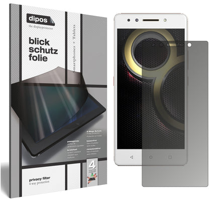 Blickschutzfolie für Lenovo K8 Note matt Schutzfolie Privacy