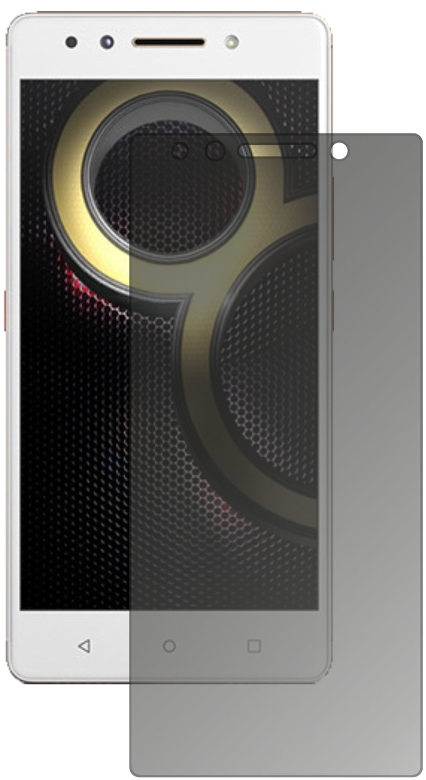 Blickschutzfolie für Lenovo K8 Note matt Schutzfolie Privacy