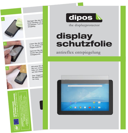 dipos 2x Matte Screen Protector for Format 19.0 Zoll Wide 408 x 255 mm