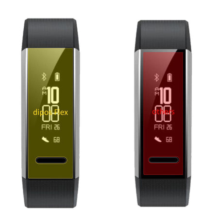 3x Screen Protector for Huawei Band 2 Pro Protective Film covers 100% dipos Flex