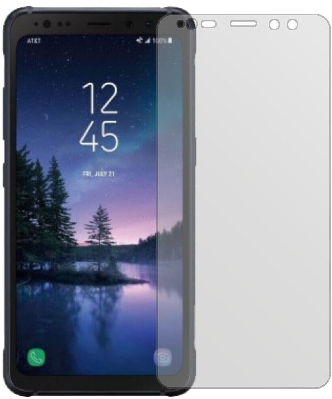 6x Schutzfolie matt für Samsung Galaxy S8 ACTIVE Display-Schutzfolie