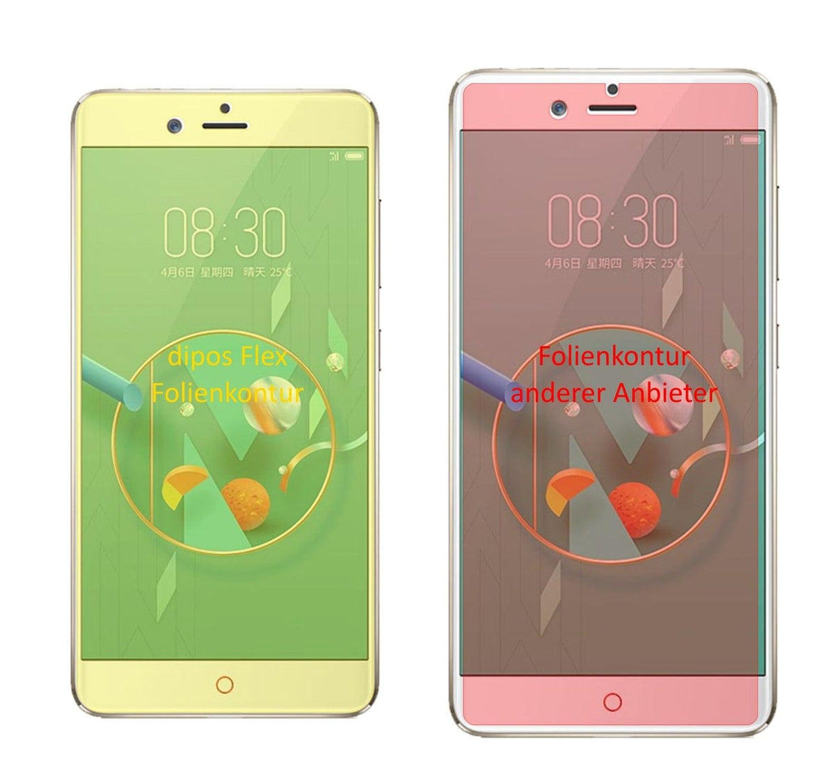 3x Screen Protector for ZTE Nubia Z17 miniS Protective Film covers 100% Flex