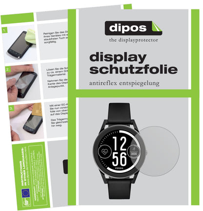 6x Screen Protector for Fossil Q Control Protection Anti Glare dipos